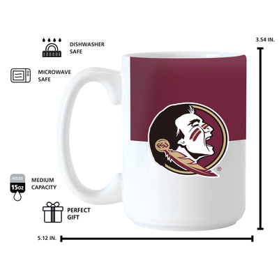 Florida State 15oz Colorblock Sublimated Mug