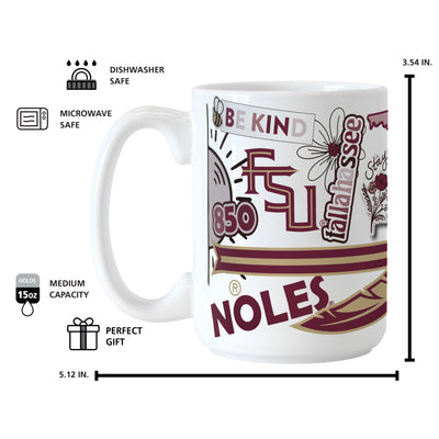 Florida State 15oz Native Sublimated Mug