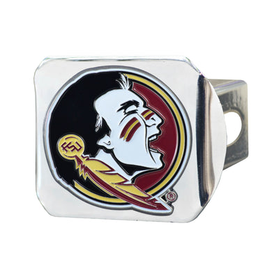 Florida State University Color on Chrome Hitch Cover