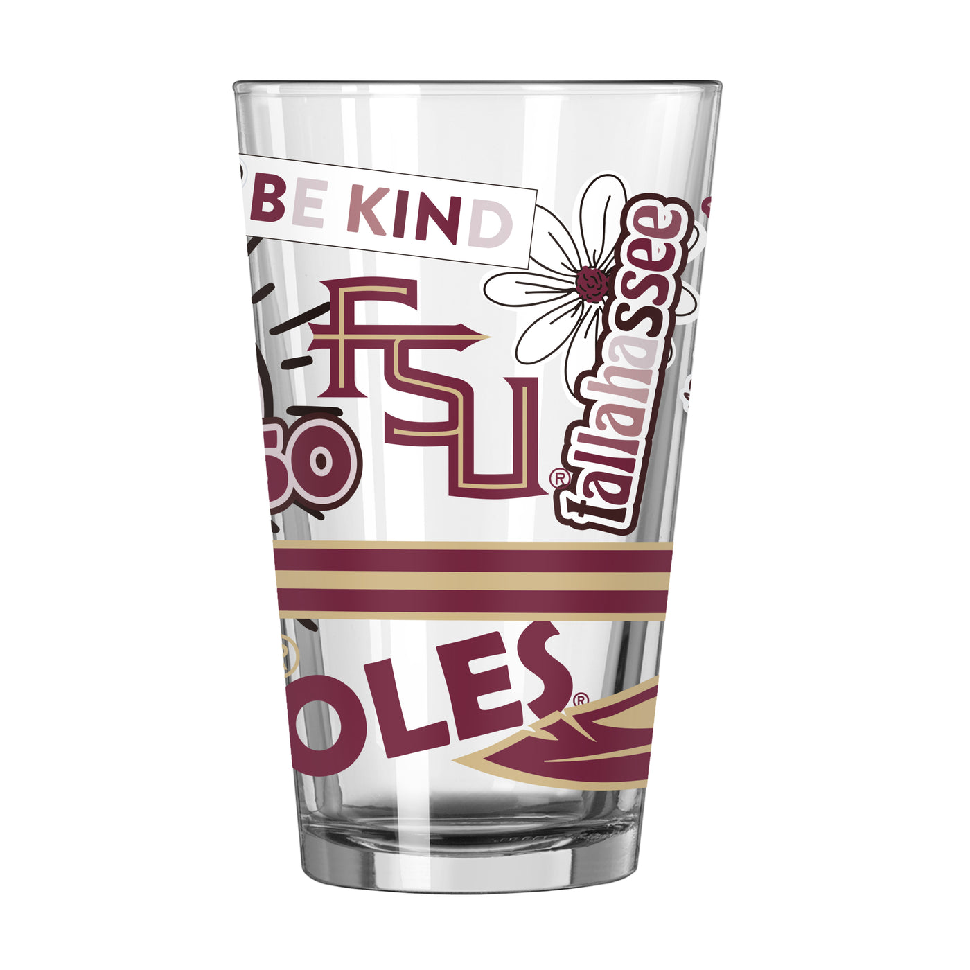 Florida State 16oz Native Pint Glass