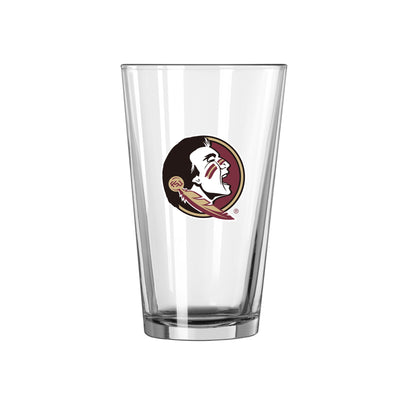 Florida State 16oz Logo Pint Glass - Logo Brands