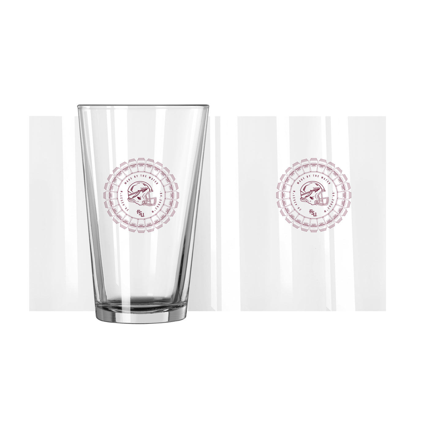 FL State Oyster City 16oz Pint Glass