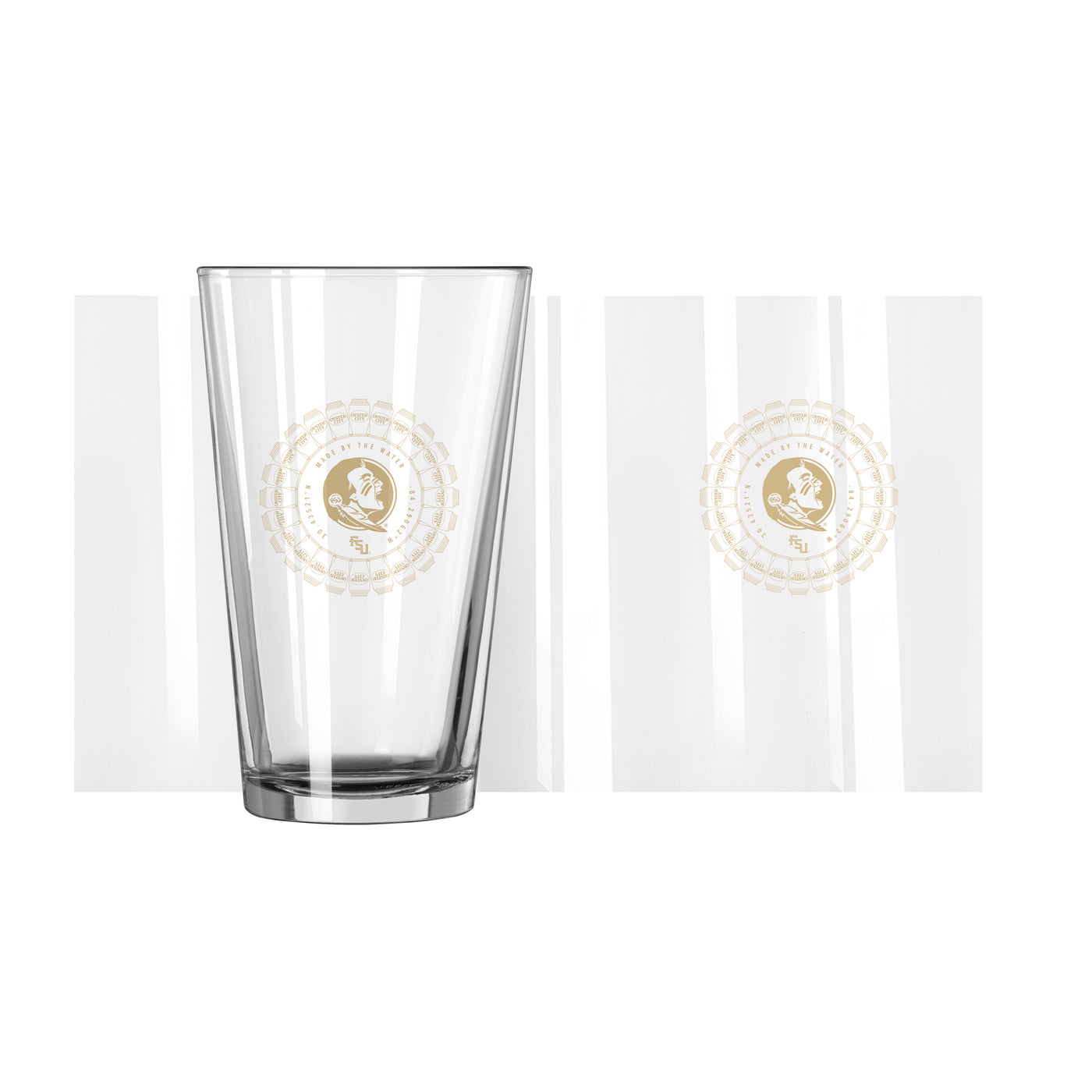 FL State Oyster City 16oz Pint Glass