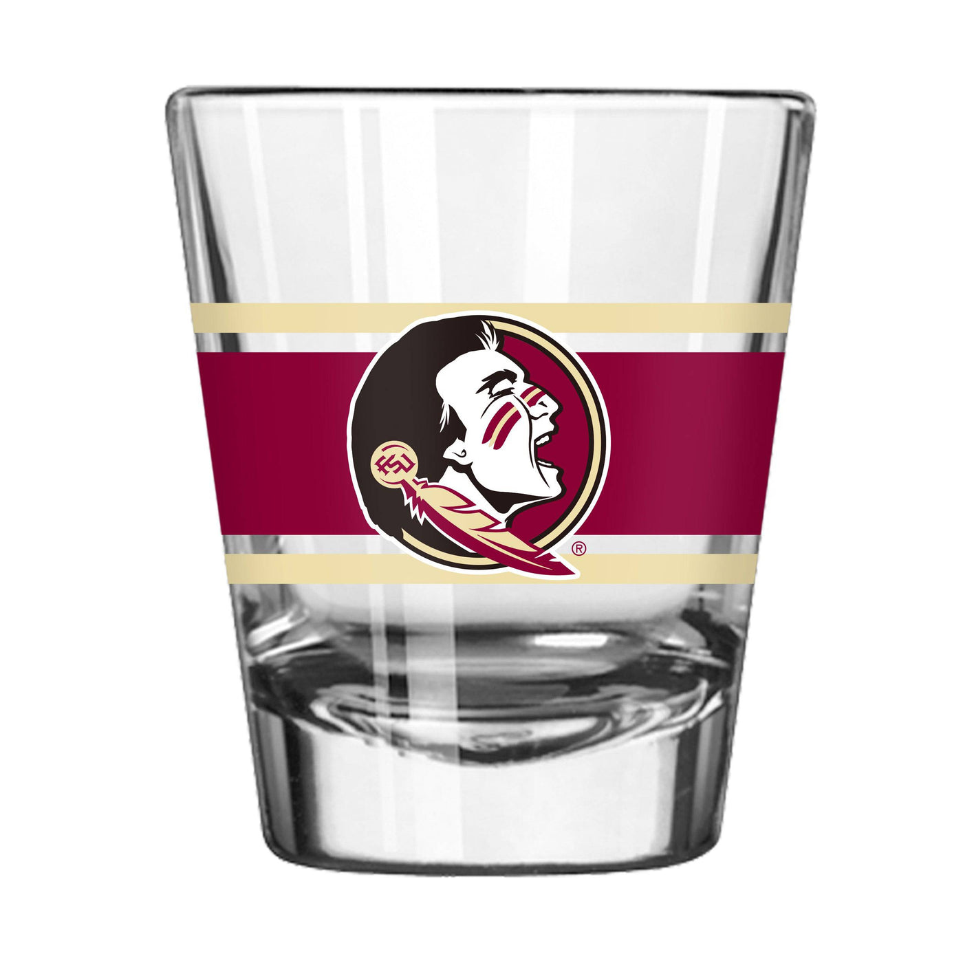 Florida State 2oz Stripe Shot Glass