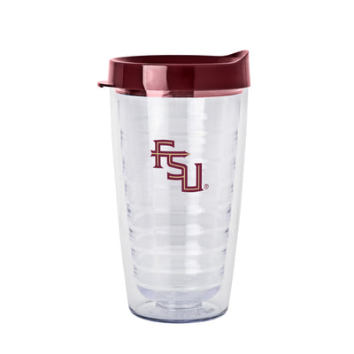 FL State 16oz Flipside Dbl Wall Clear Tumbler