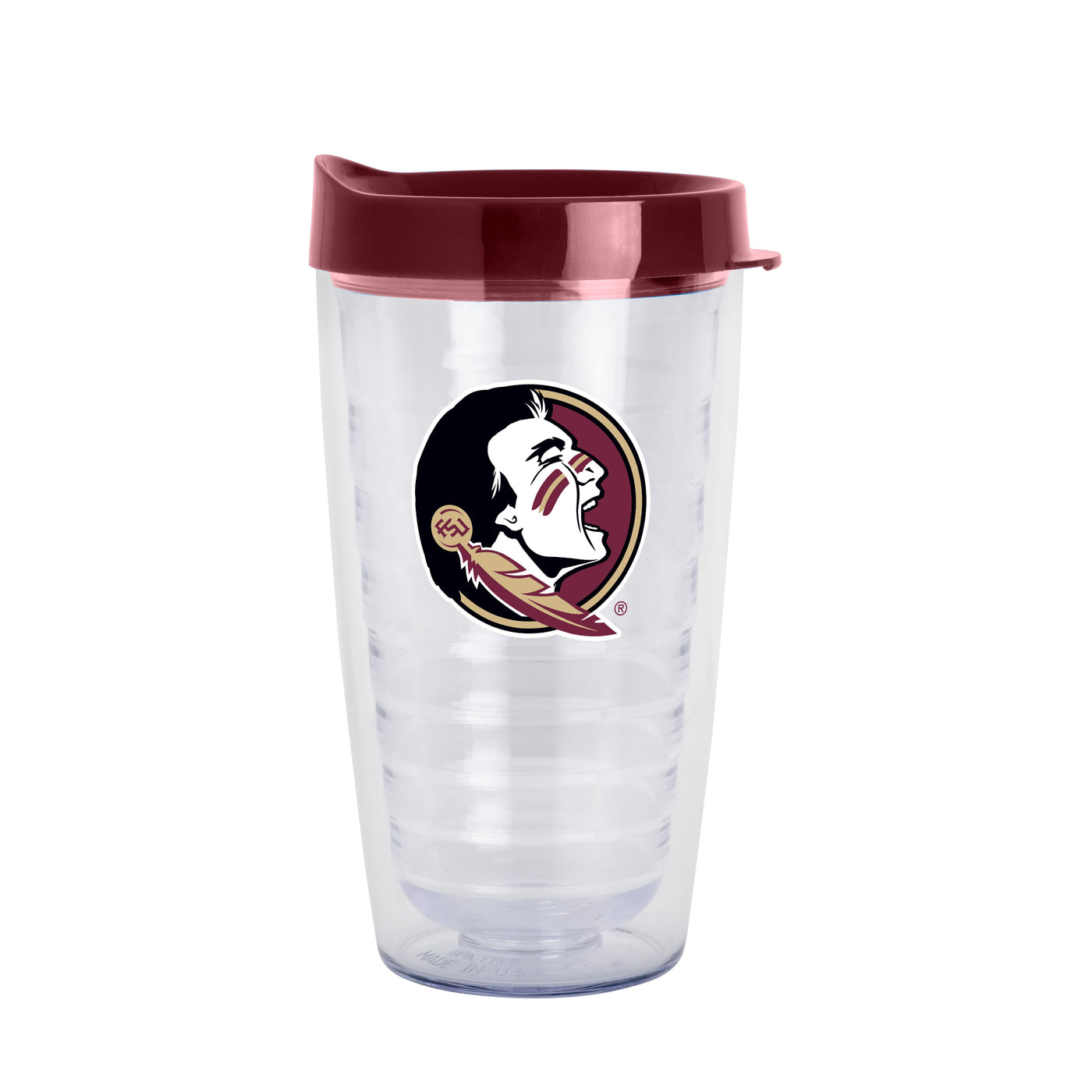 FL State 16oz Flipside Dbl Wall Clear Tumbler