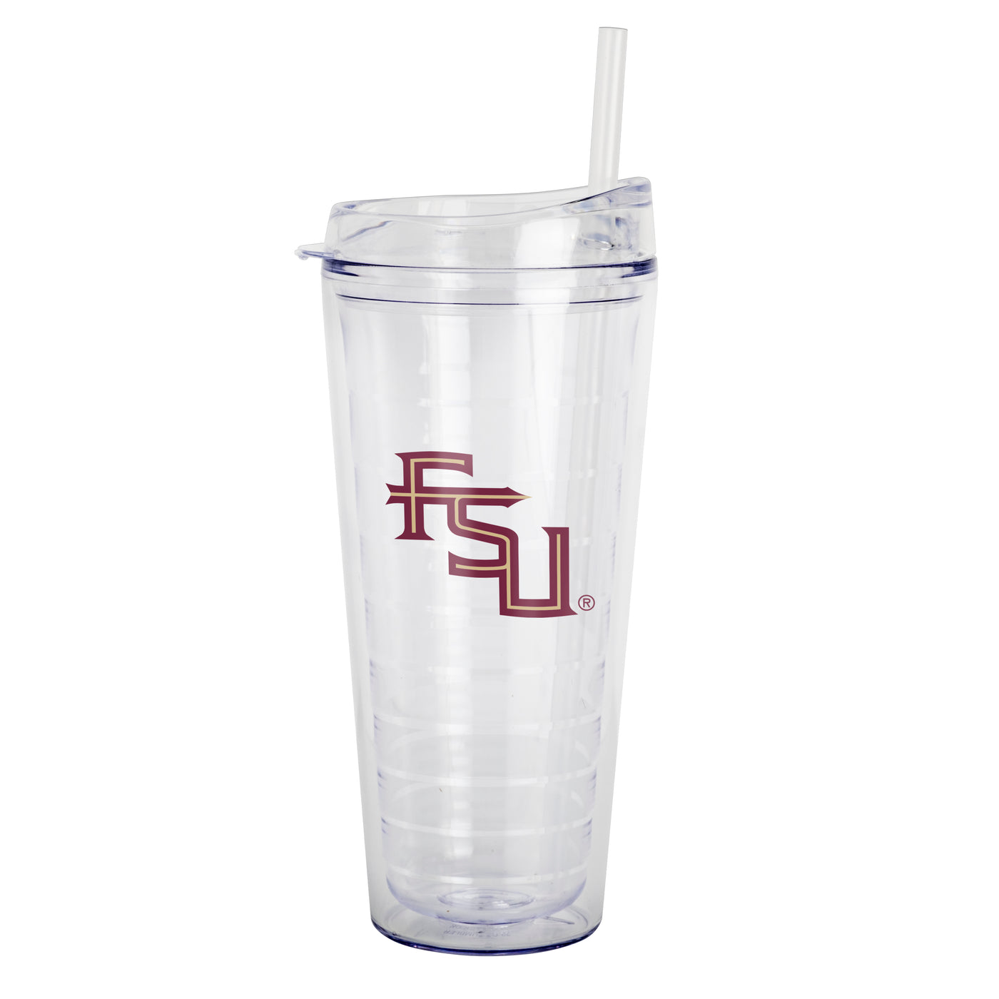 FL State 22oz Flipside Dbl Wall Clear Tumbler