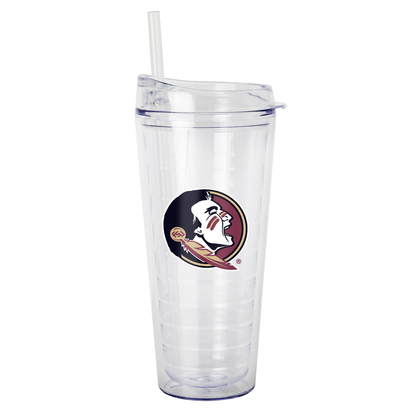 FL State 22oz Flipside Dbl Wall Clear Tumbler