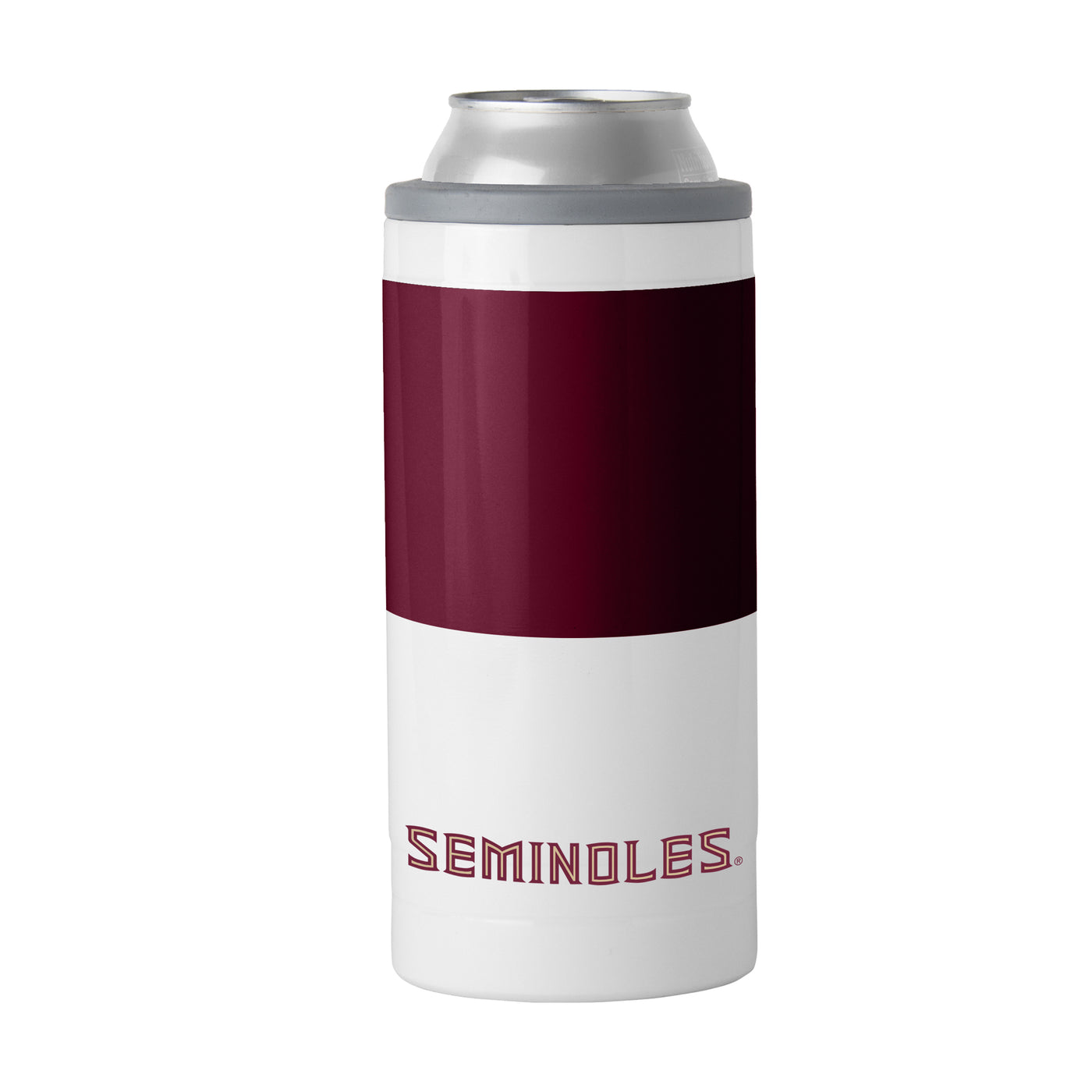 FL State Colorblock 12oz Slim Can Coolie
