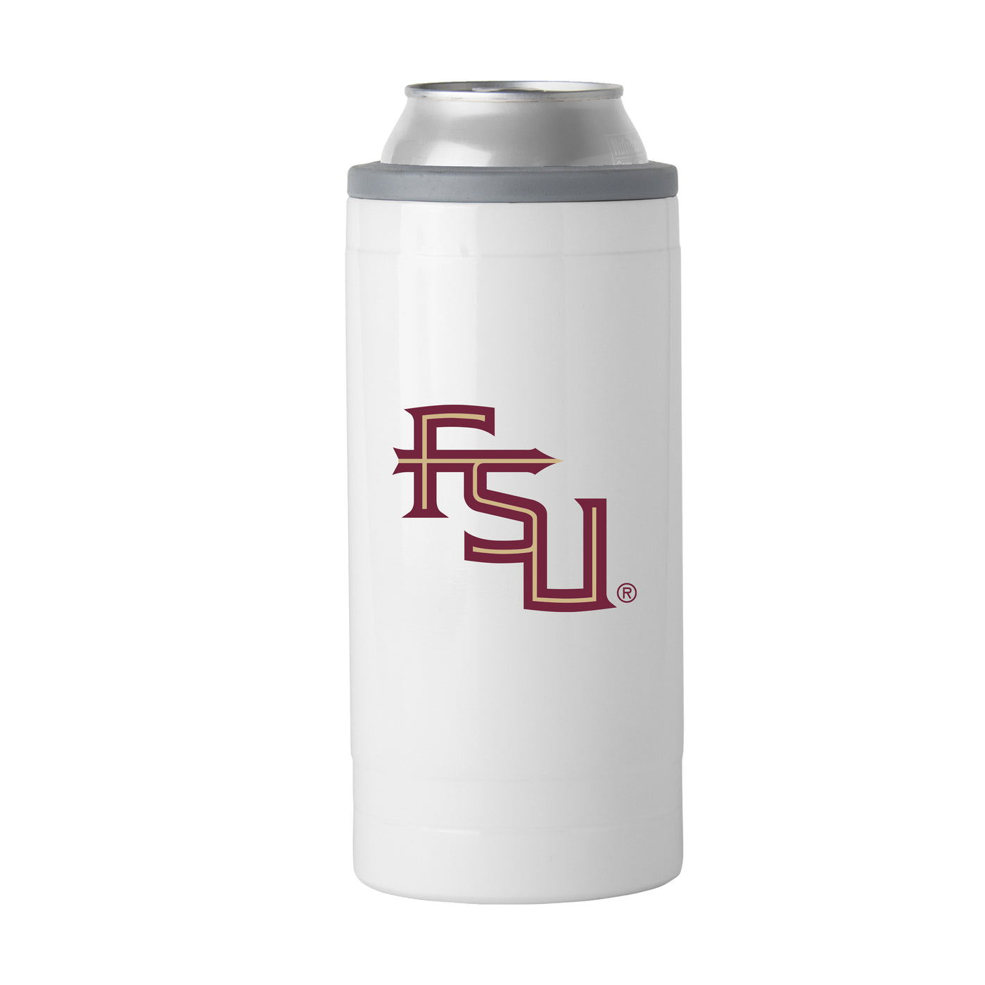 Florida State Letterman 12 oz Slim Can Coolie