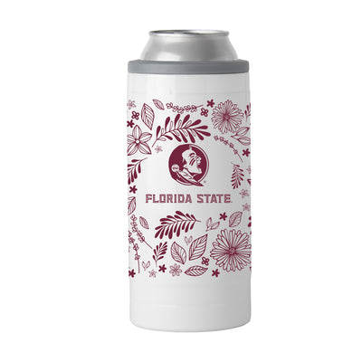 FL State 12oz Botanical Slim Can Coolie