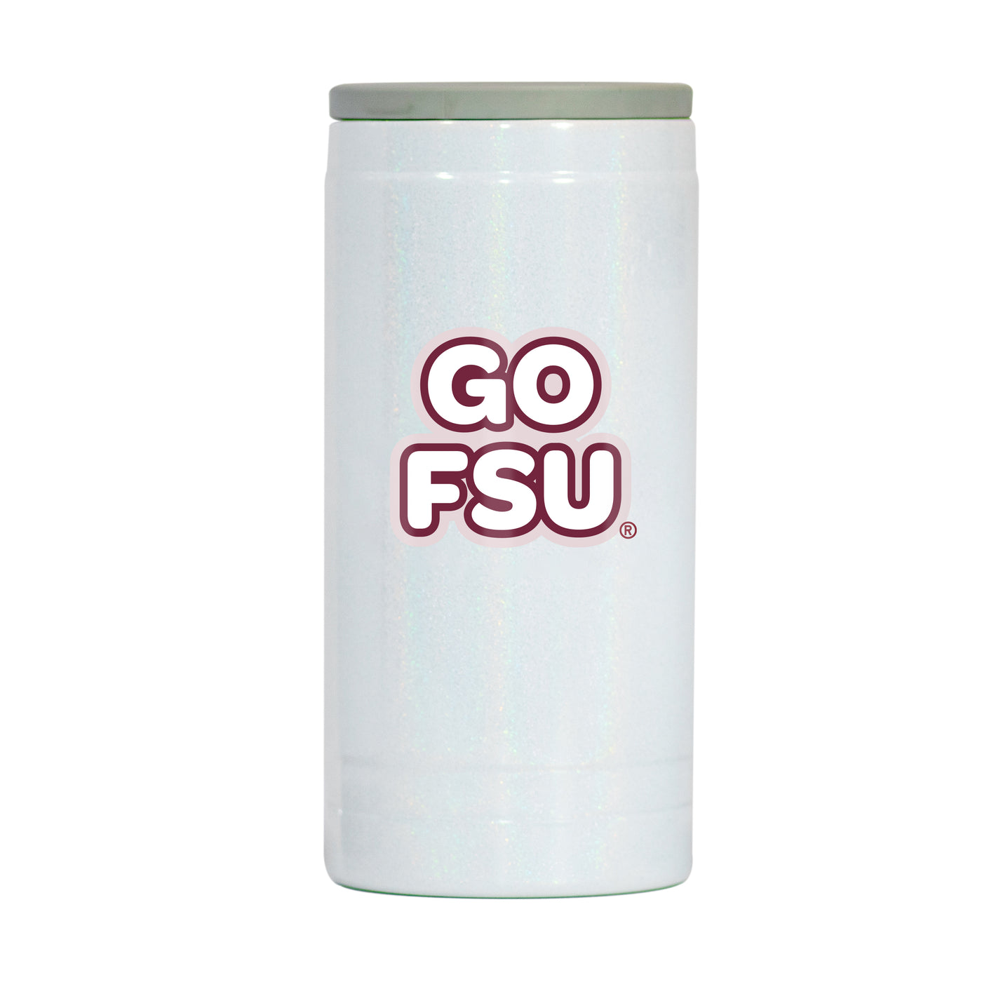 Florida State 12oz Bubble Iridescent Slim Coolie - Logo Brands