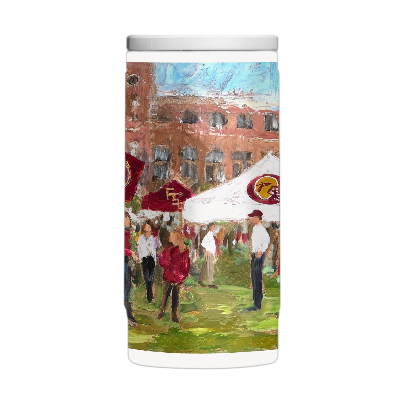 Florida State 12oz Collector Powder Coat Slim Can Coolie