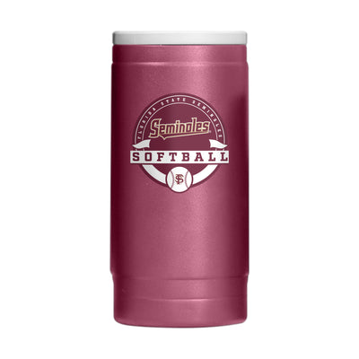 FL State 12oz Softball Powdercoat SlimCan Coolie