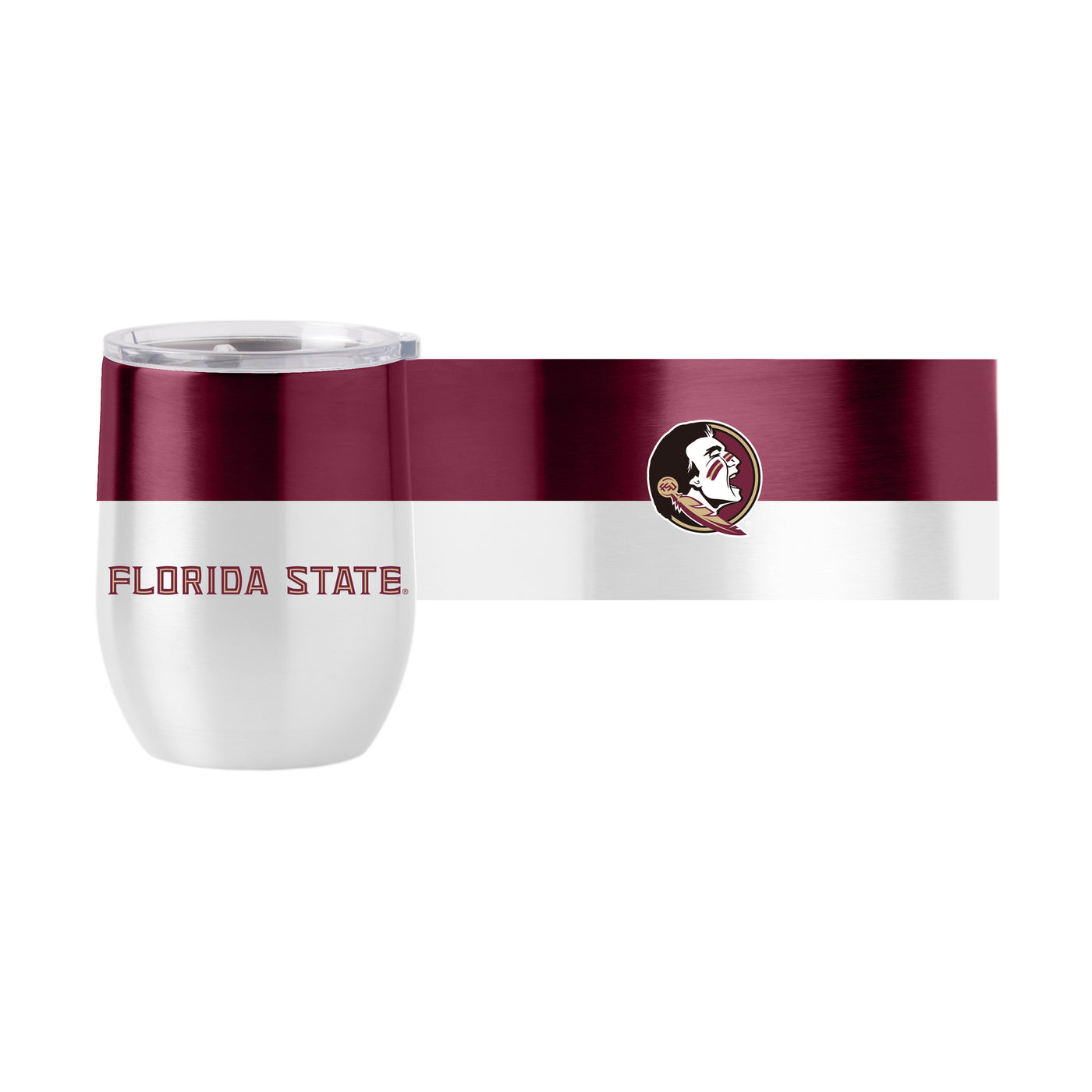 FL State Colorblock 16oz Stainless Curved Beverage
