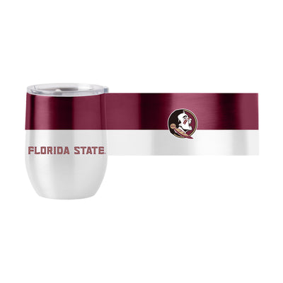 FL State Colorblock 16oz Stainless Curved Beverage