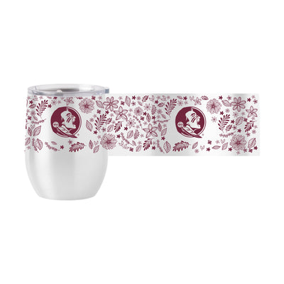 FL State 16oz Botanical Stainless Curved Beverage