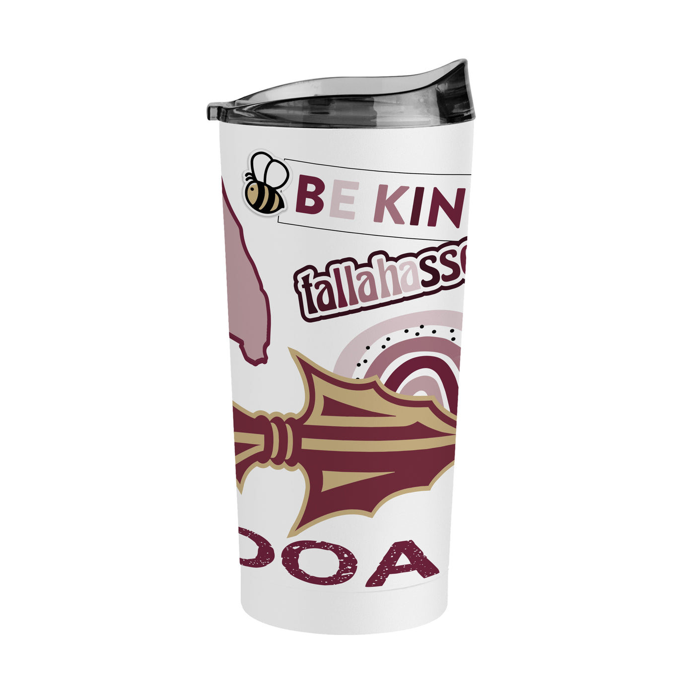 Florida State 20oz Native Powder Coat Tumbler