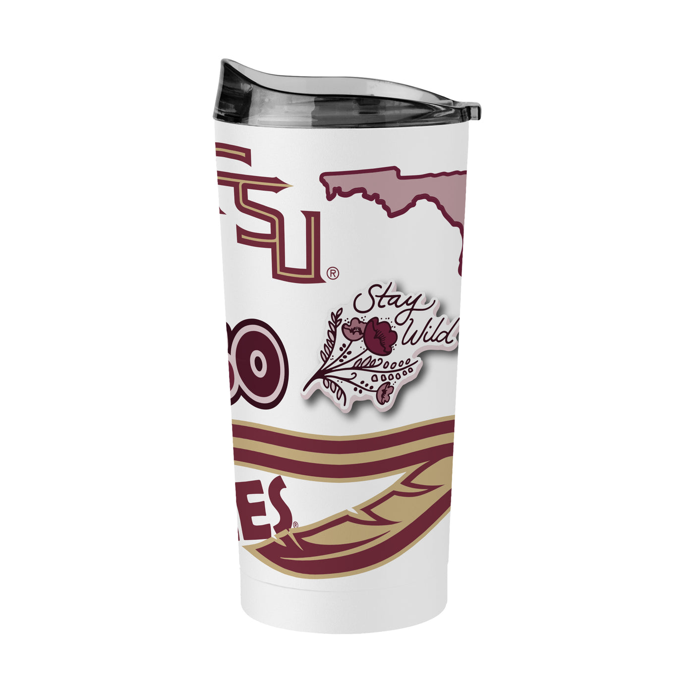 Florida State 20oz Native Powder Coat Tumbler