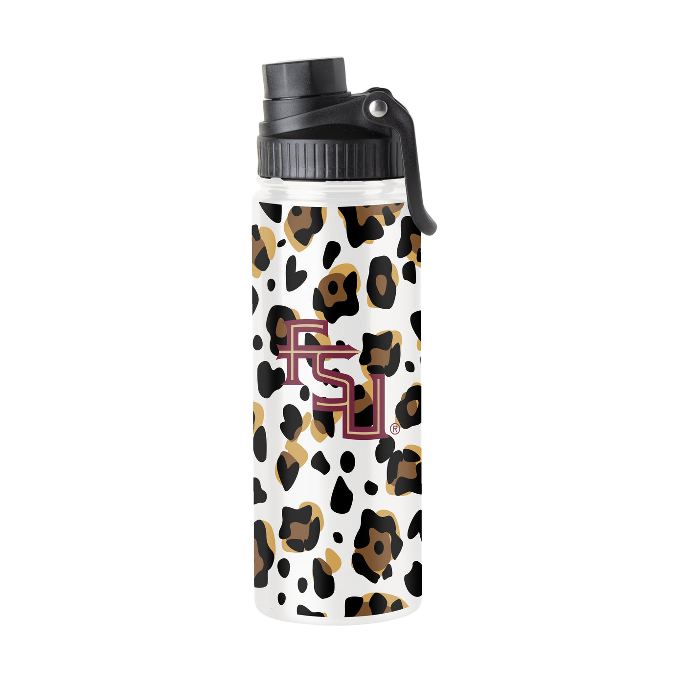 FL State 21oz Leopard Twist Top Water Bottle