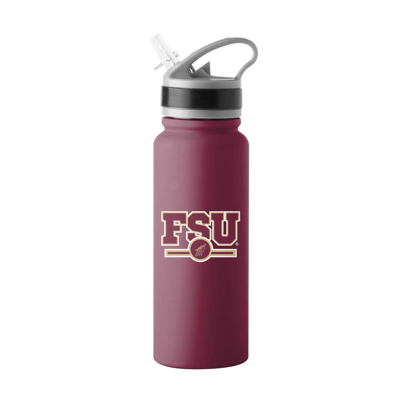 FL State 25oz Campus Color Letterman Stainless Single Wall Flip Top Bottle