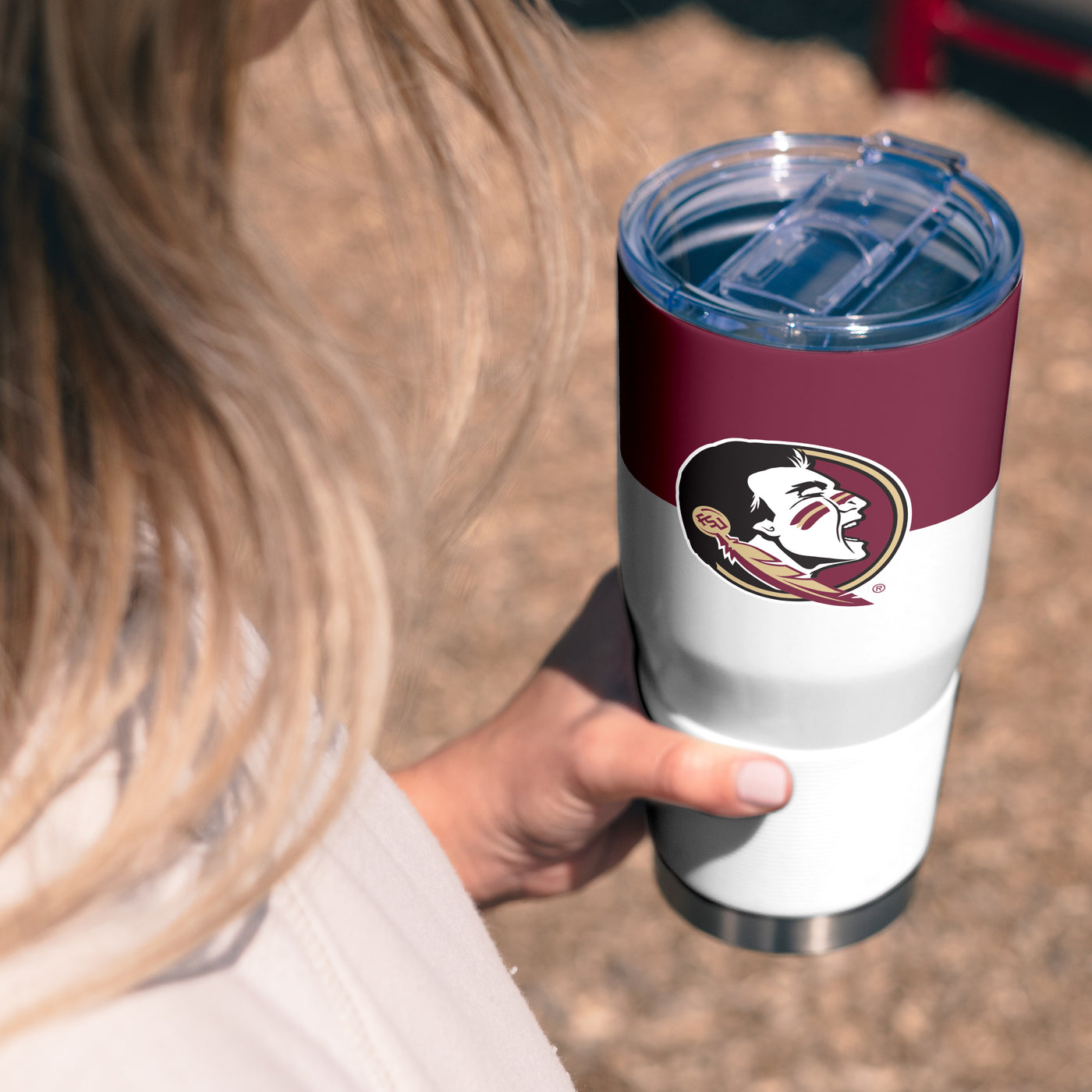 Florida State 30oz Colorblock Stainless Tumbler