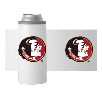 Florida State 12oz Seminole Head Slim Can Coolie