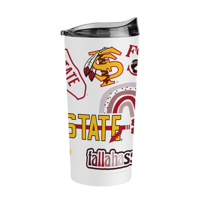 Florida State 20oz Native Powder Coat Tumbler