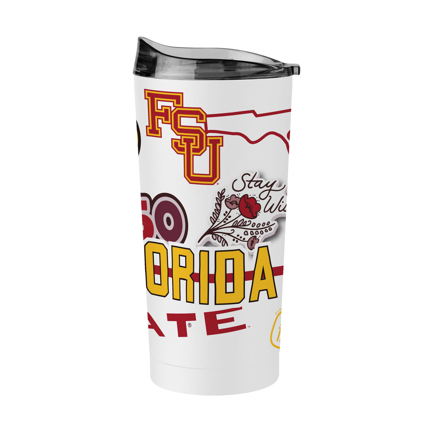 Florida State 20oz Native Powder Coat Tumbler