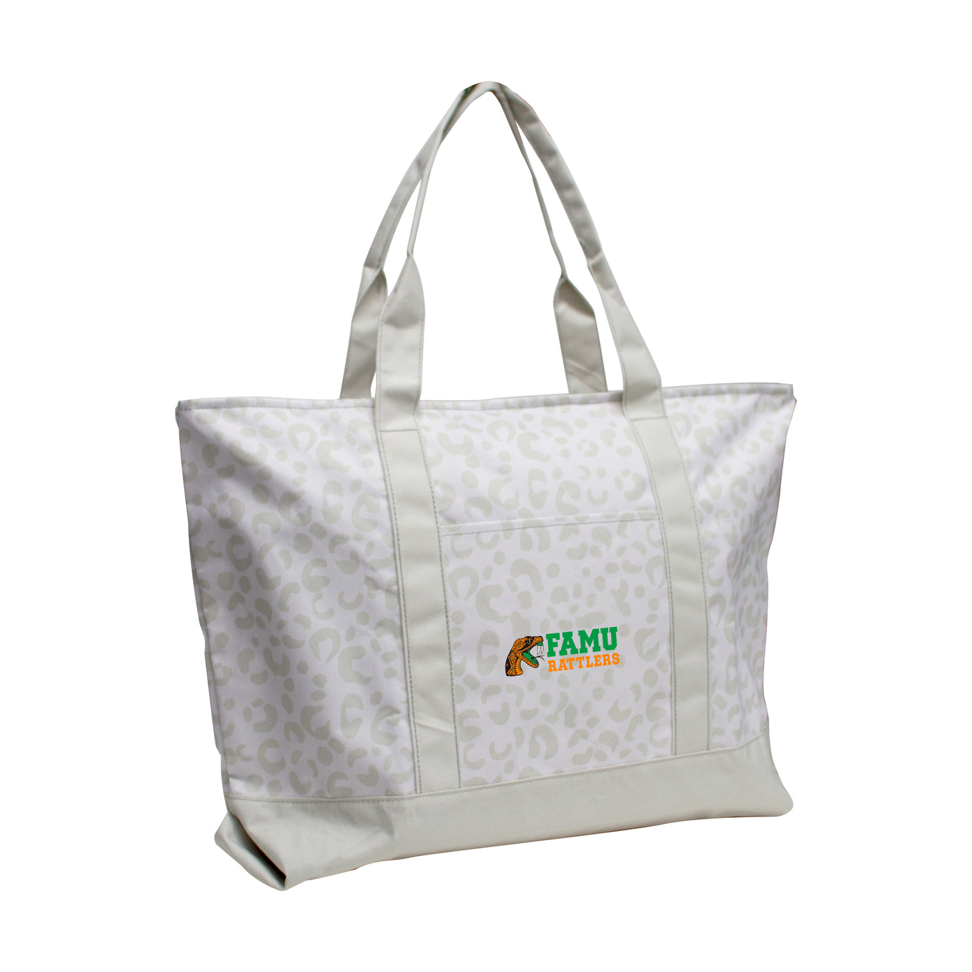 Florida A&M Leopard Pattern Tote - Logo Brands
