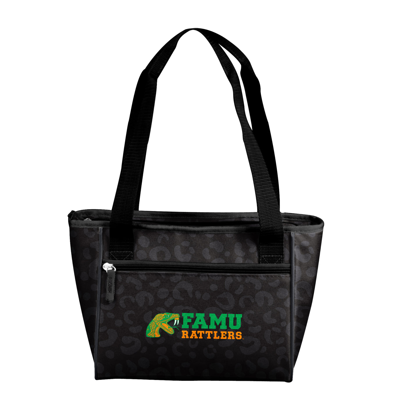 Florida A&M Leopard Print 16 Can Cooler Tote