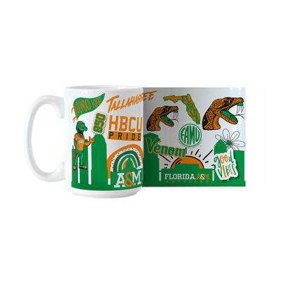 Florida A&M 15oz Native Sublimated Mug