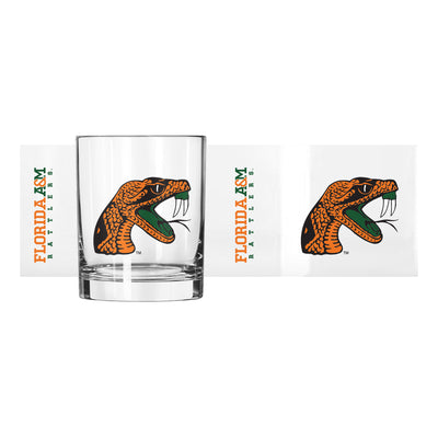 Florida A&M 14oz Gameday Rocks Glass