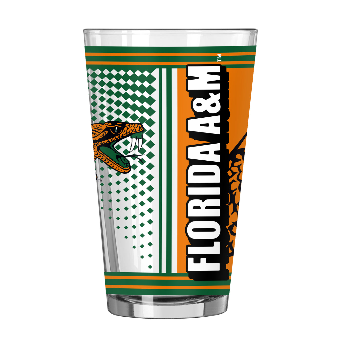 Florida A&M 16oz Hero Pint Glass