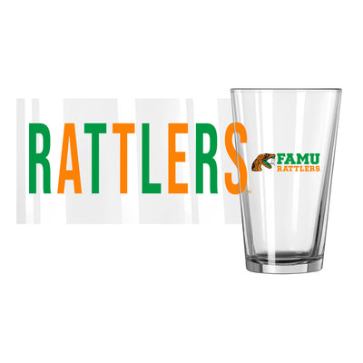 Florida A&M 16oz Overtime Pint Glass