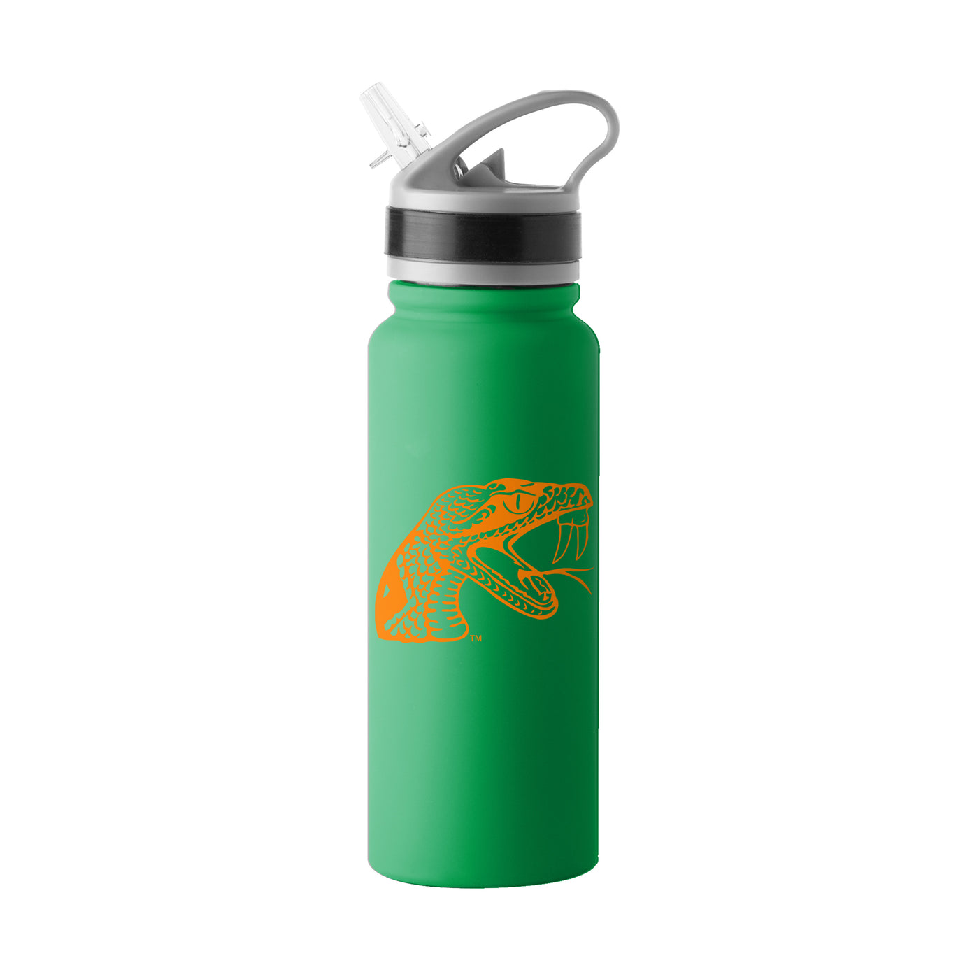 Florida A&M 25oz Logo Stainless Single Wall Flip Top Bottle