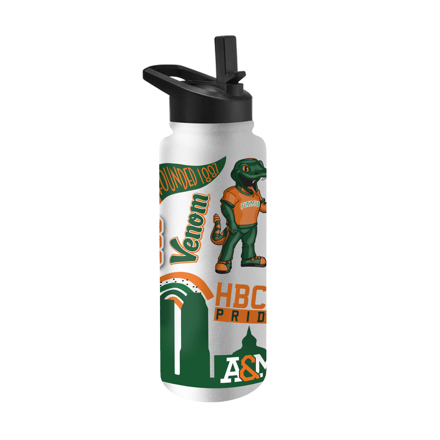 Florida A&M 34oz Native Quencher Bottle