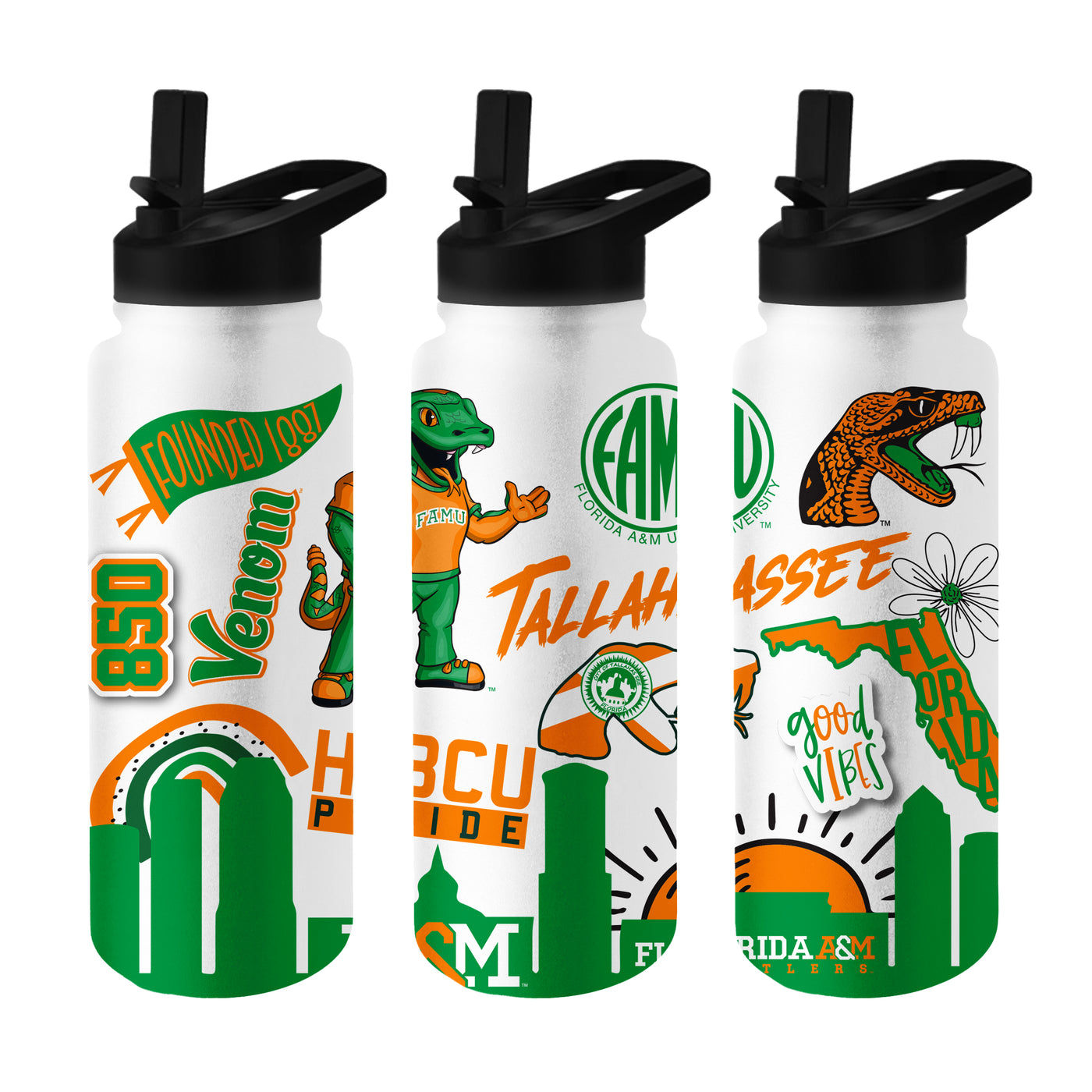 Florida A&M 34oz Native Quencher Bottle