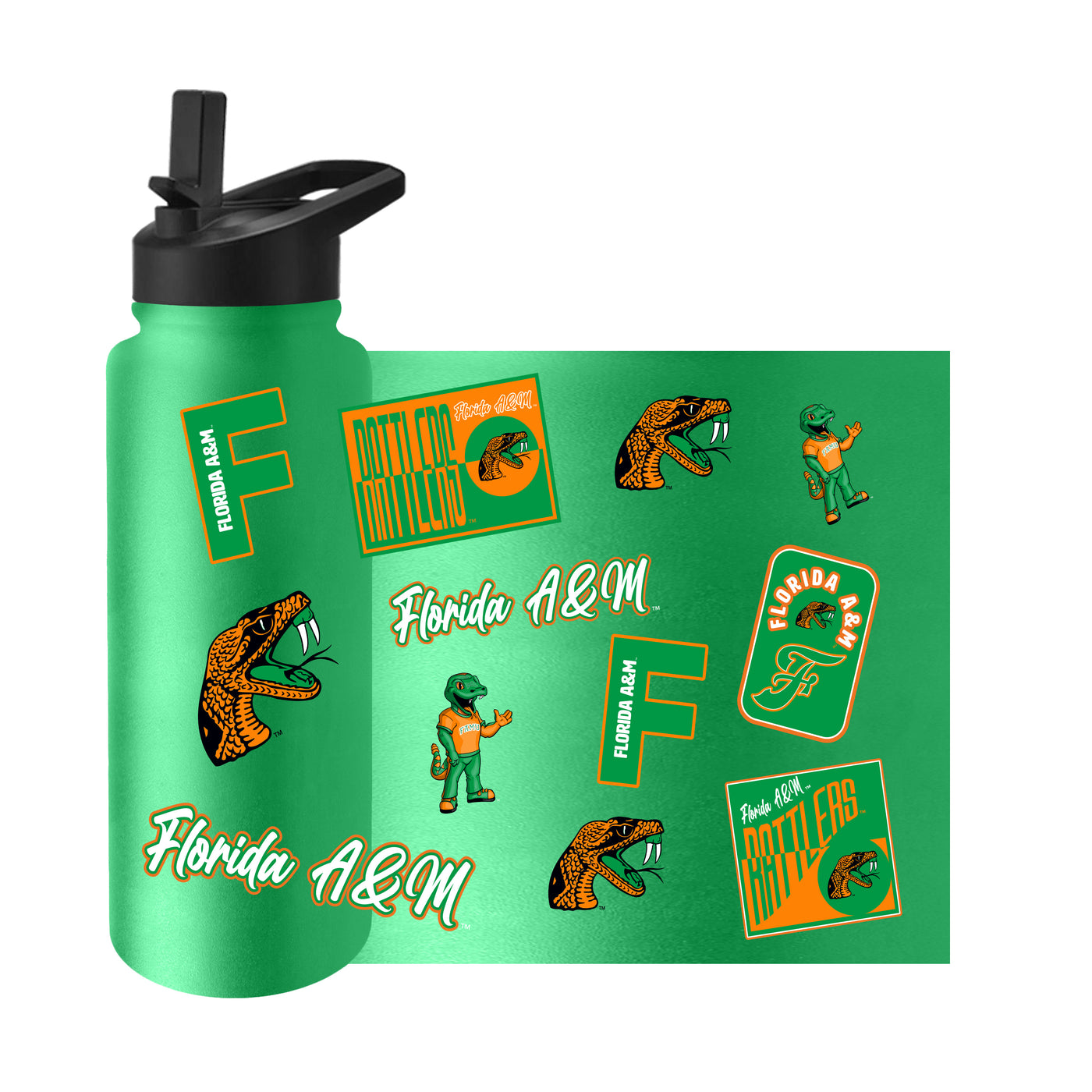 Florida A&M 34oz Dreamweave Quencher Bottle