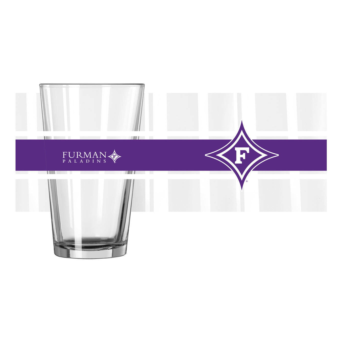 Furman 16oz Stripe Pint Glass