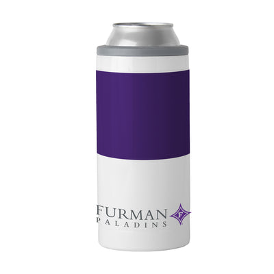 Furman 12oz Colorblock Slim Can Coolie - Logo Brands