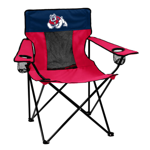 Fresno State Elite Logo Brands furniture chair with Fresno State logo and team colors, designed for comfort and display.