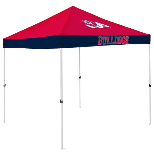 Fresno State Economy Canopy shelter by Logo Brands, portable outdoor shelter with Fresno State logo, lightweight and easy to set up