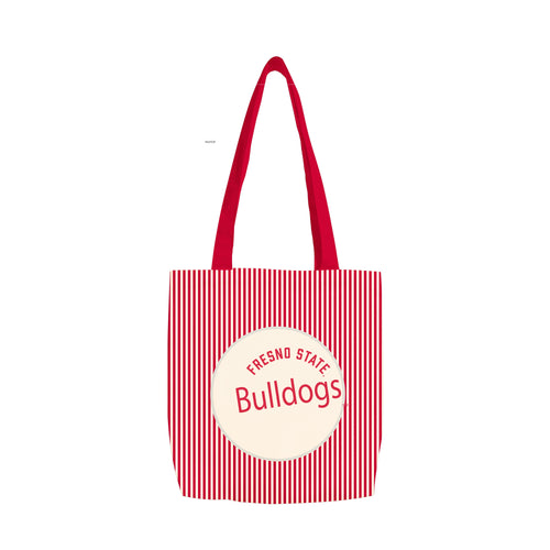 Fresno State Classic Canvas Tote bag featuring the university logo, durable canvas material, and sturdy handles.