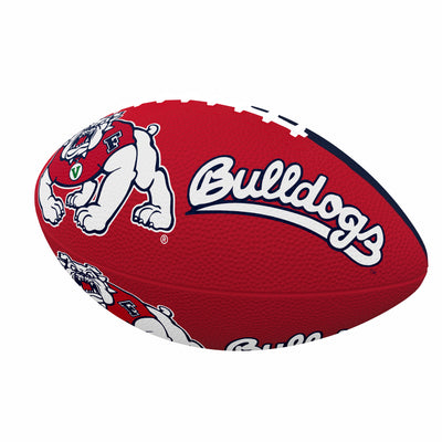 Fresno State Junior Letterman Size Rubber Football