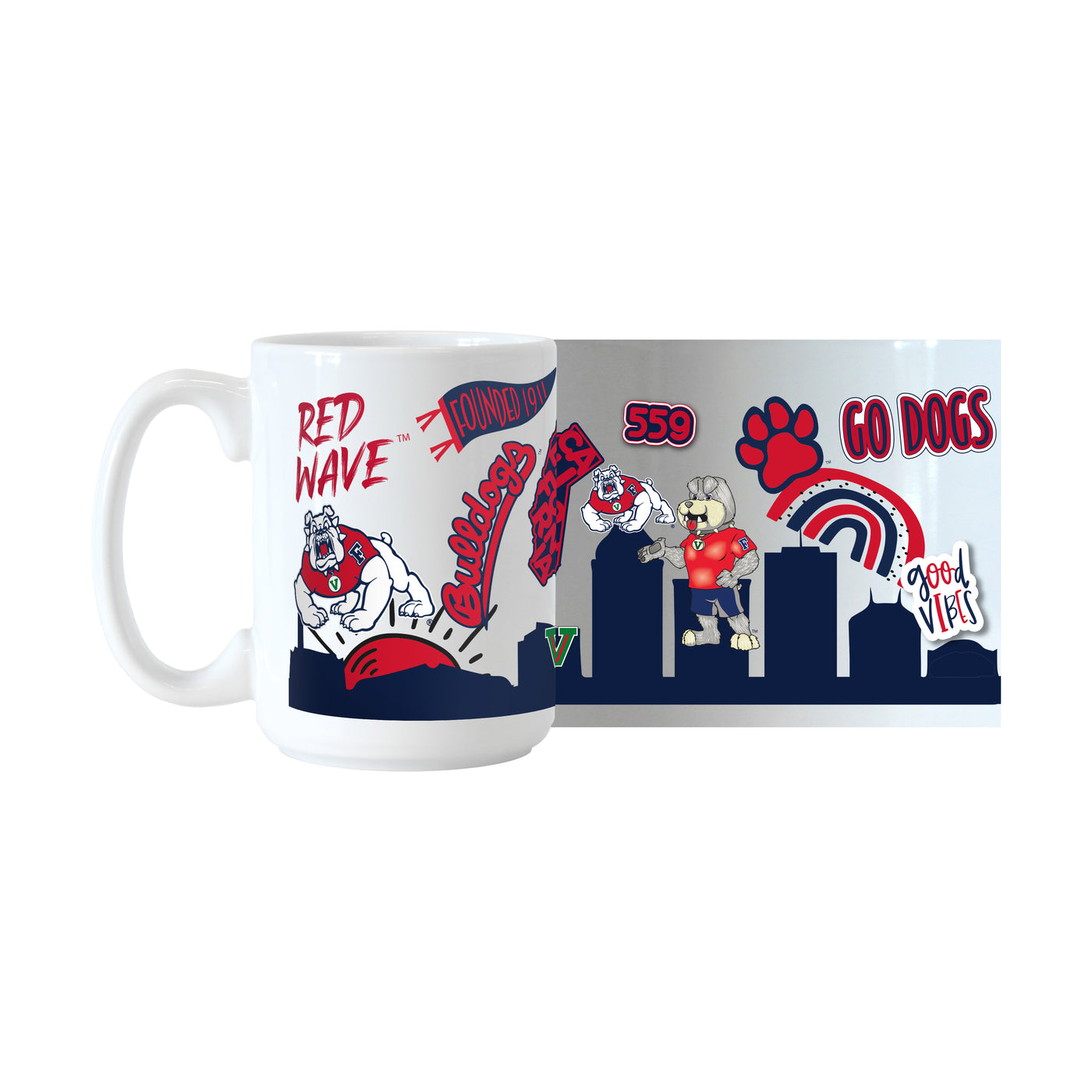 Fresno State 15oz Native Sublimated Mug