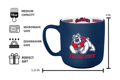 Fresno State 15oz Stripe Mug