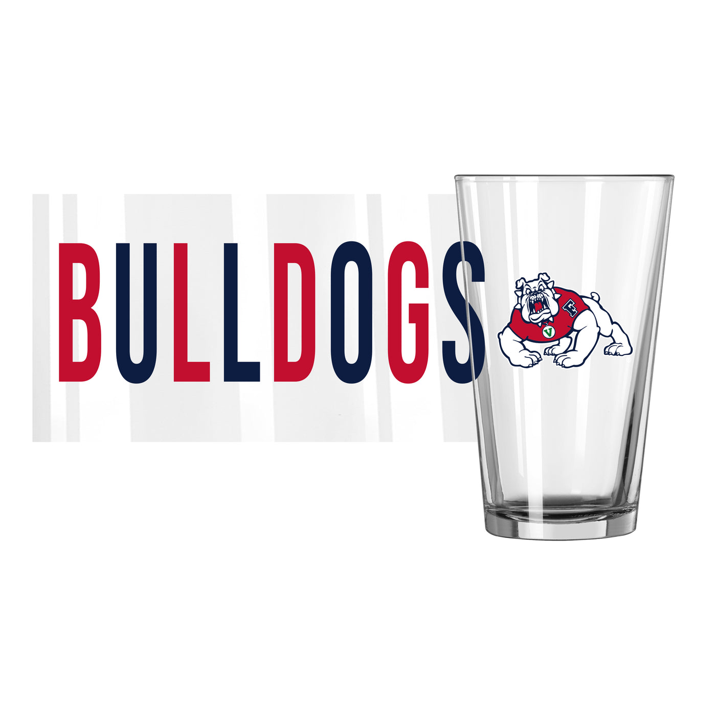 Fresno State 16oz Overtime Pint Glass