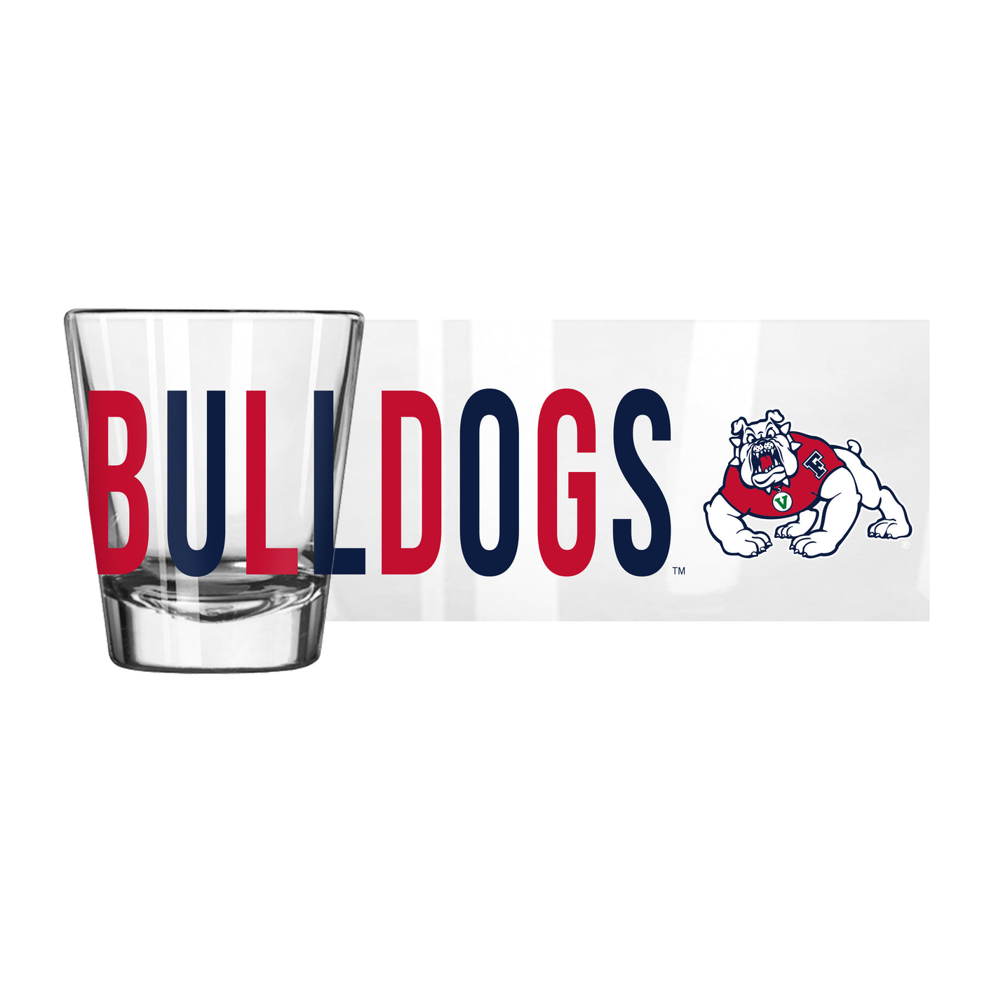 Fresno State 2oz Overtime Shot Glass