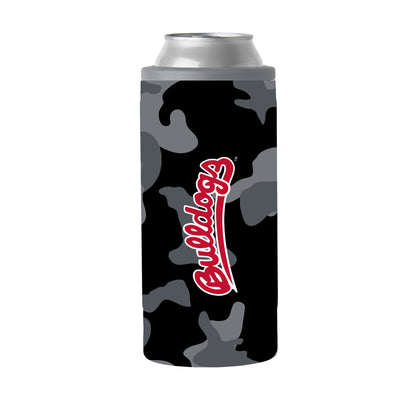 Fresno State Black Camo 12oz Slim Can Coolie